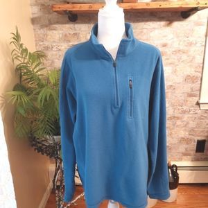 L.L.BEAN Mens L Regular fleece pullover